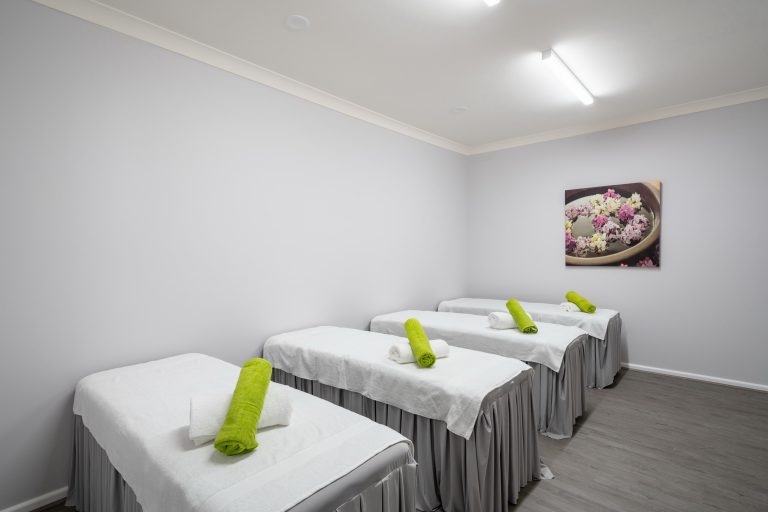 Massage classroom at AMBI